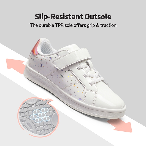 [Storybook DiscoStar] Shiny Star Pattern Sneakers - WHITE - 3